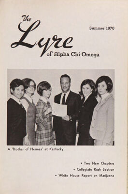 The Lyre of Alpha Chi Omega, Vol. 73, No. 4, Summer 1970